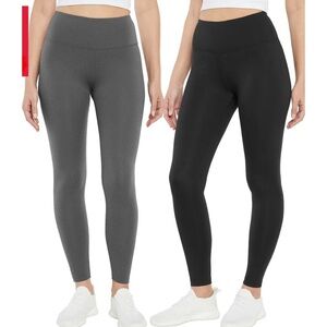 Leggings Set GAP 2 Pack Black and Dark Gray